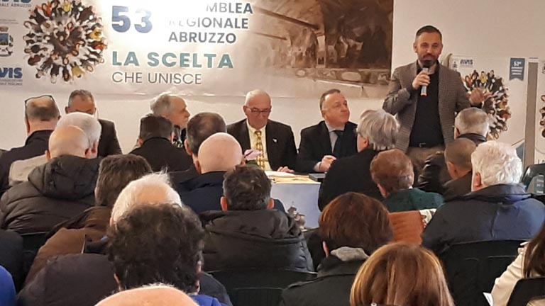 53^ Assemblea Regionale di Avis questa mattina nel Convento di San Patrignano a Collecorvino